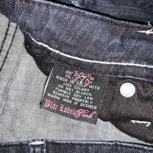 Blac Label Pink Jeans, Black, Size 27 - Picture 4 of 6